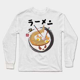 Step into the World of Japanese Cuisine Ichiraku Ramen's Yummy Ramen Noodles Bowl Long Sleeve T-Shirt